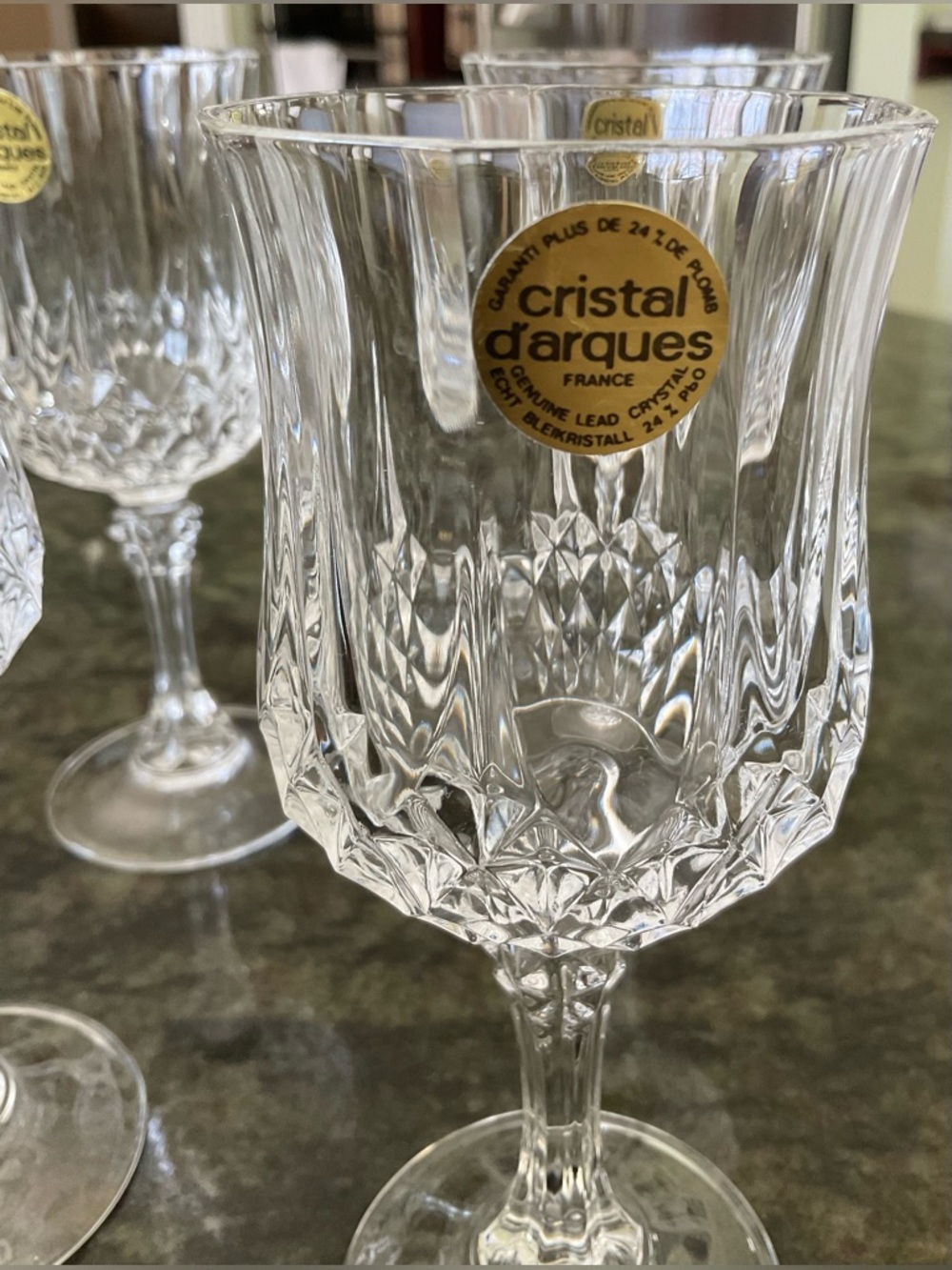 Cristal D’Arques Genuine Crystal Set of 4 - Picture 2 of 10